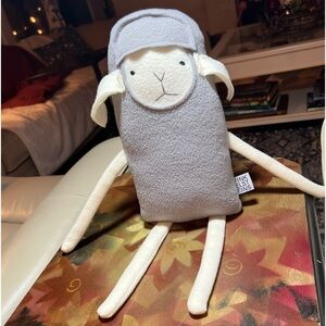 Finkelstein Grey Lamb Handmade Stitched Plush by Michelle Jewell FinkCenter NC